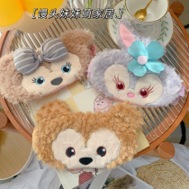 Teenage Girl Hearts Cute Cartoon Plush Shade Sleep Blindfold Breathable Students Nap Ice Compress Travel Plane Eye Care Pillow