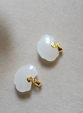 如意锁中国民族风高级吊坠平安如意锁锁骨气质复古吊坠项链女士款