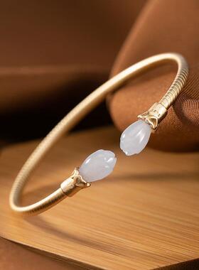 镀金简约气质古风时尚女士款手镯