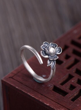 复古做旧哑光个性时尚设计指环中