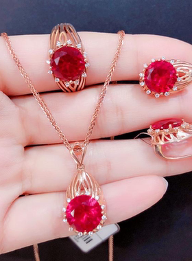 奢华红石气质小众设计气质高级感