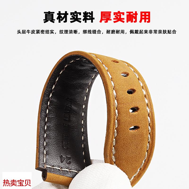 适配原厂卓磊G-SHOCK卡西欧GST-B400/GST-B200改装凸口真皮手表带 - 图1