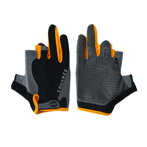 Шелковые нескользящие водонепроницаемые перчатки, без пальцев