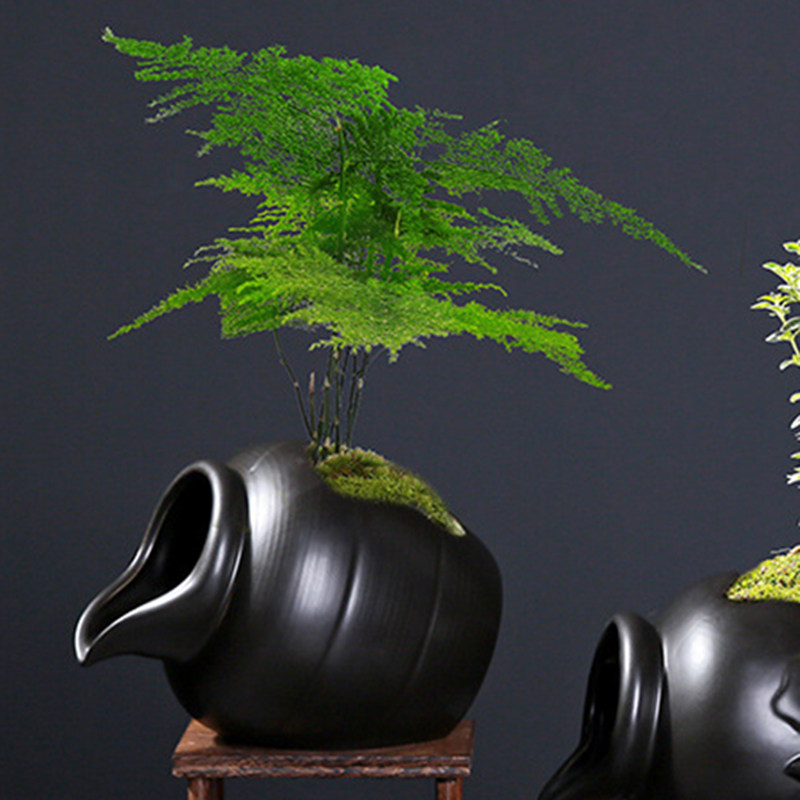 陶瓷流水罐材质鱼缸古风古法陶罐养鱼罐花盆水培水缸鱼池水循环,淘宝优惠券,粉丝福利购,淘宝优惠卷