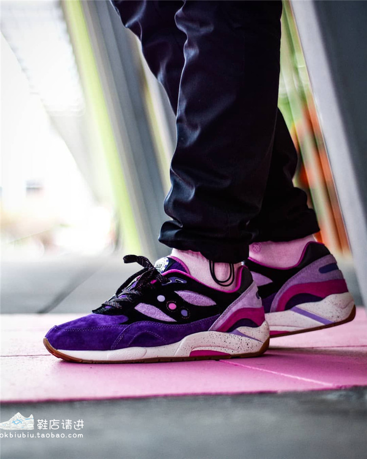 Feature x Saucony G9 shadow 6 S70183-2赌城2联名限量复古鞋-图1