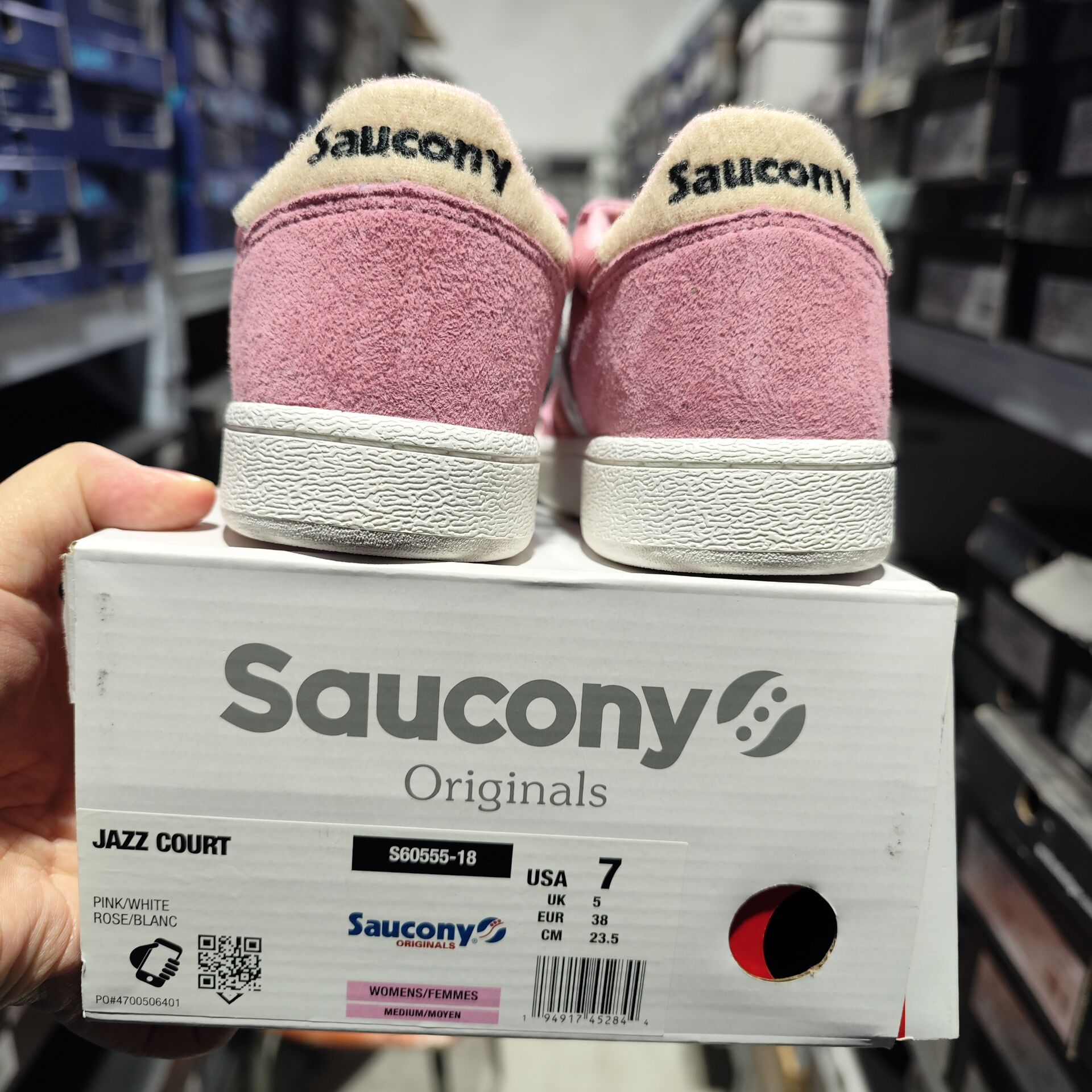 索康尼Saucony Jazz Court 女子运动复古跑步休闲低帮鞋女S60555