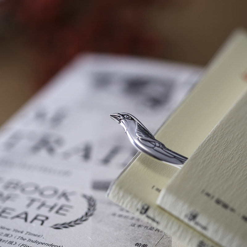 《前程似锦》纯银锦鸡书签毕业晋升告别礼物品送同学老师上司朋友
