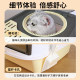 Guazhoumu three-layer flip-top cat litter box