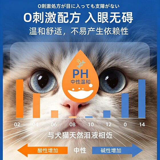 Pet Eye Cleansing Eye Drops Honeysuckle Removes Tear Stain