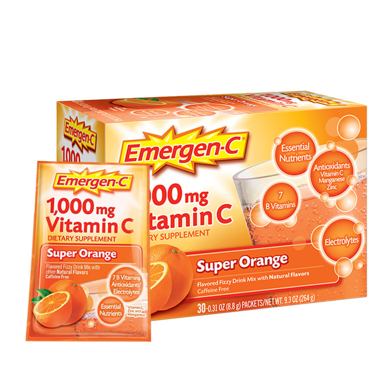 美国emergenc益满喜泡腾粉维生素c emergenc海外维生素C