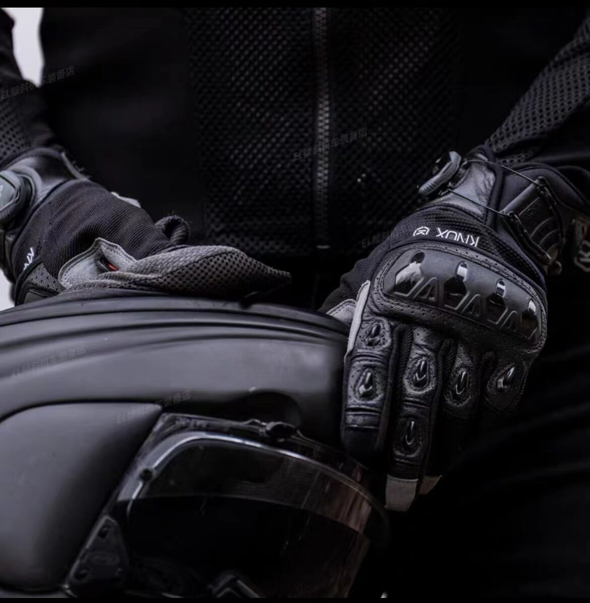 KNOX summer all-round motorcycle exoskeleton riding gloves