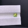 Natural high-quality peridot square loose stone 5x5mm can be inlaid with 18k gold, silver rings, pendants, earrings, etc.