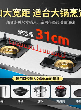 志高商用燃气煲仔炉熄火保护