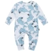 TinyP People Blue Dolphin Baby One Piece Mùa xuân và Mùa thu Cotton dài tay Hare Phong cách Bắc Âu - Áo liền quần