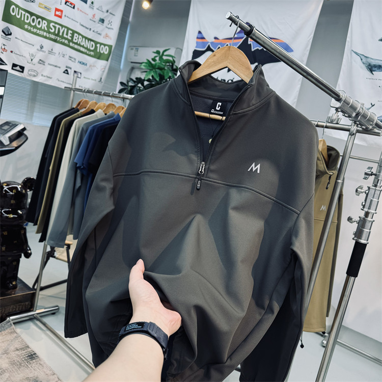 岛国单！防刮耐磨防泼水男女同款户外山系套头半拉链抓绒软壳衣,淘宝优惠券,粉丝福利购,淘宝优惠卷