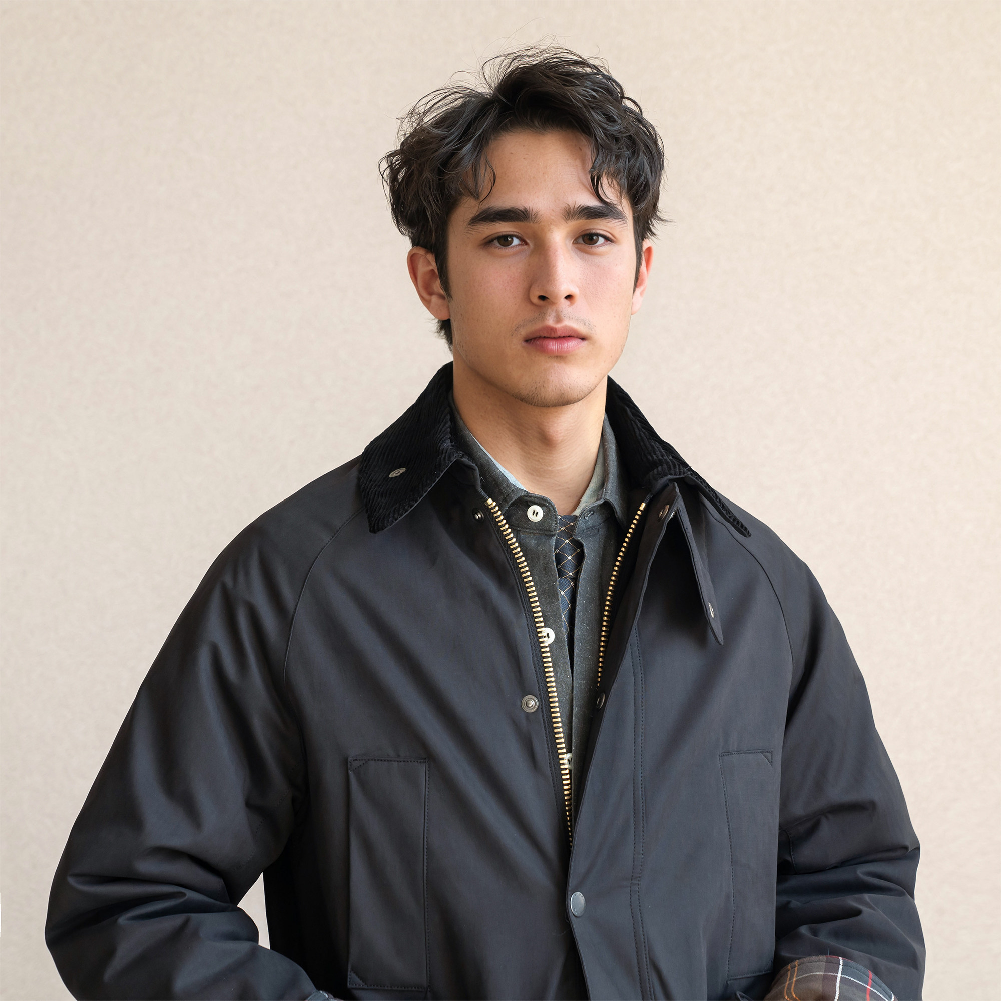 PUPP秋冬季男士猎装保暖复古巴恩风灯芯绒翻领夹克棉服外套风衣,淘宝优惠券,粉丝福利购,淘宝优惠卷