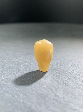 文玩配珠和田玉大孔道鲨鱼鳍三通迷你猴头小金刚菩提手串珠串配饰