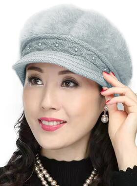 帽子女秋冬季韩版兔毛帽