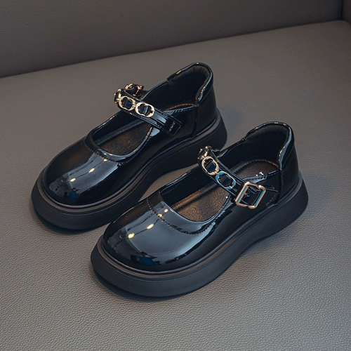 Обувь для кожаной обуви в английском стиле, детские туфли для принцессы, коллекция 2023, в британском стиле, для выступлений