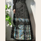 Zuiyuduo 2025 spring and summer mother-of-pearl horse-faced skirt with colorful colors