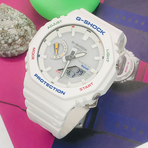 卡西欧农家橡树达尔文联名款 GSHOCK光能蓝牙学生手表GA-B2100 - 图0