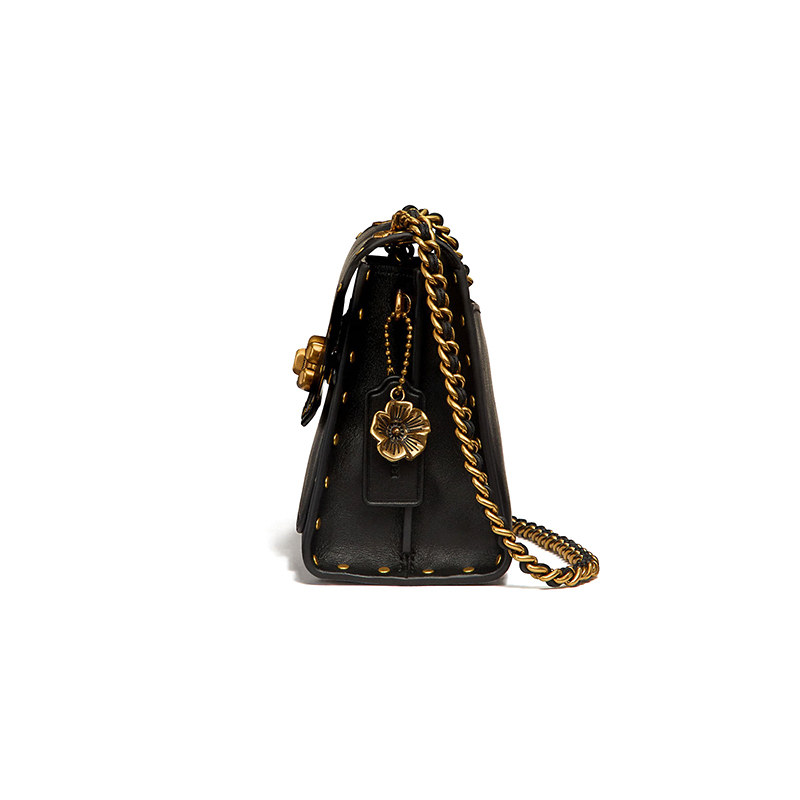 coach /蔻驰铆钉链条parker斜挎包 KeanGlobal海外女士包袋