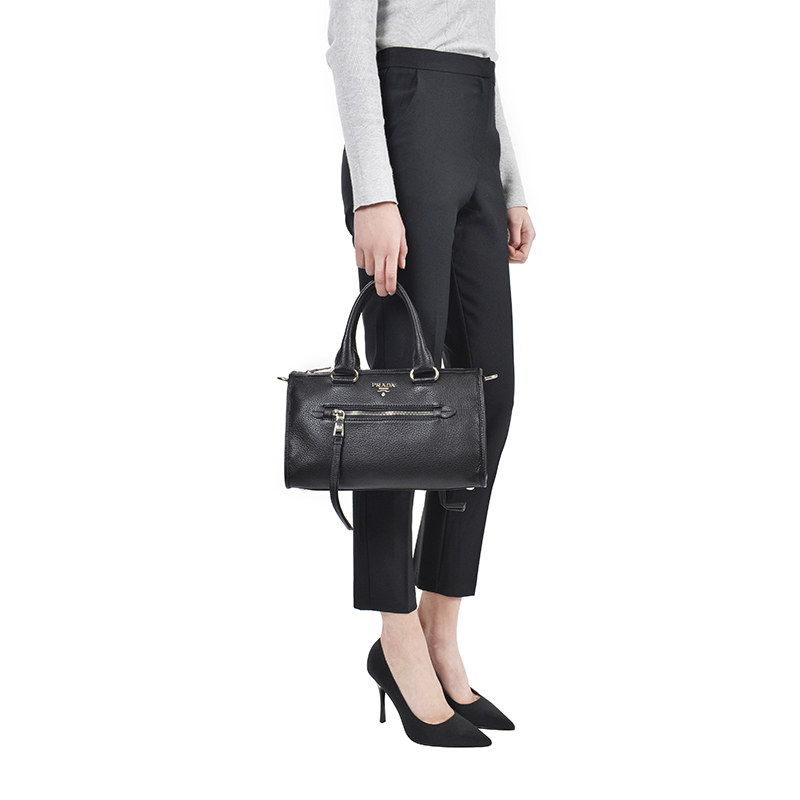 prada /普拉达欧美时尚牛皮机车包 KeanGlobal海外女士包袋