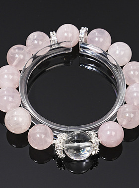 粉粉嫩嫩高货天然马达加斯加手链