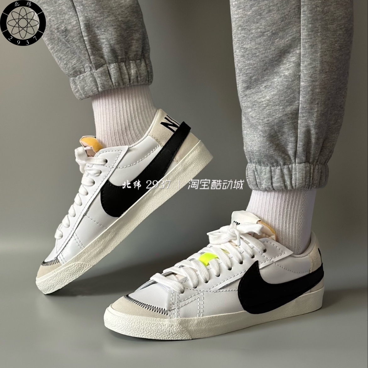 耐克/Nike Blazer Low'77 男女复古开拓者低帮休闲板鞋DN2158-101 - 图0