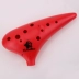 Ocarina 12 người mới bắt đầu gửi sách giáo khoa học sinh nhạc cụ alto C nhựa trẻ em AC nhựa chống vỡ mục nhập Ocarina - Nhạc cụ dân tộc