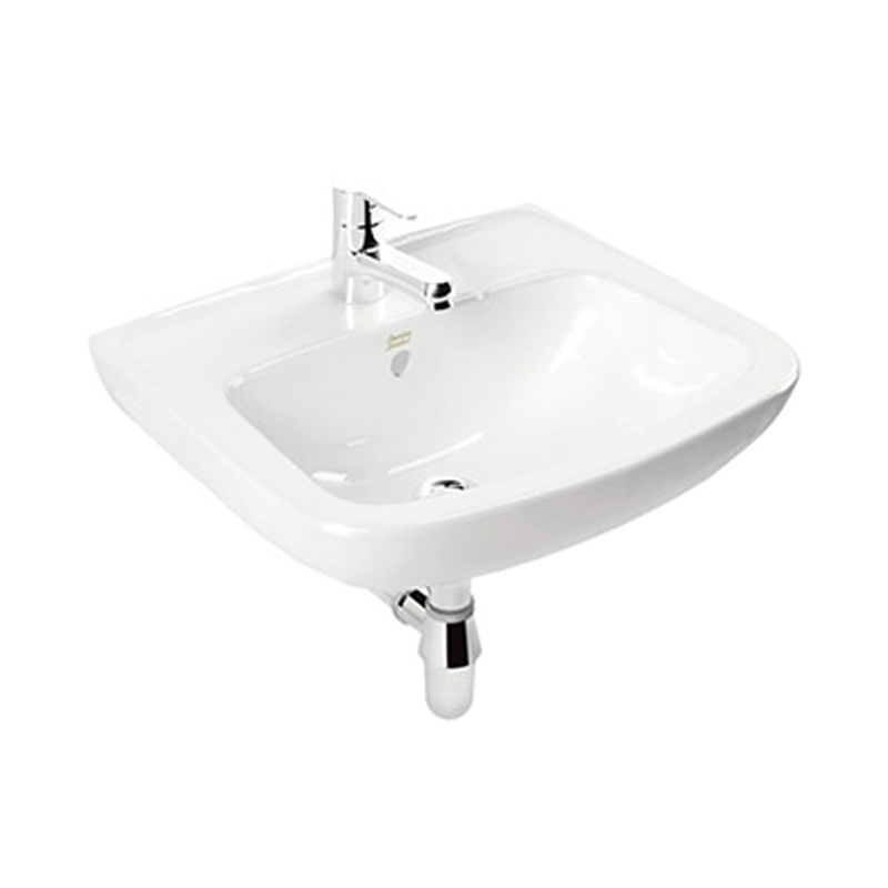 美标新科德挂墙洗脸盆洗手盆挂盆圆形方形洗脸盆1530/1560 - 图0