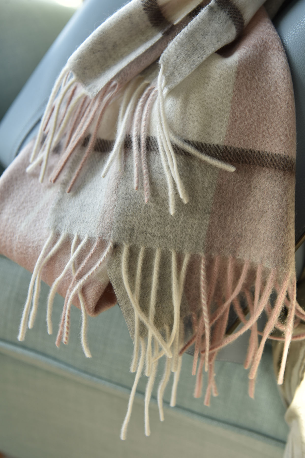 APCSHOP 格子羊绒围巾女秋冬季百搭保暖时尚英伦风通用款男士围脖 - 图1