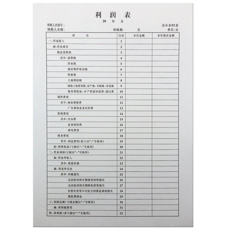 利润表 资产负债表 现利润表+金流量表 财务会计企业月度报表 科 - 图1