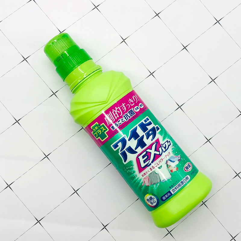 日本原装进口KAO花王酵素EX强力衣物漂白彩漂剂除菌增艳600ml-图1