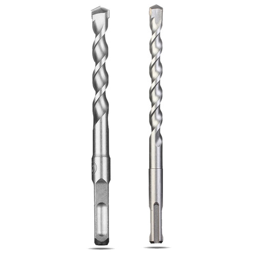 墙壁电锤钻头方头圆柄混凝土水泥石材打孔四坑冲击转6 8 10 12 14 - 图3