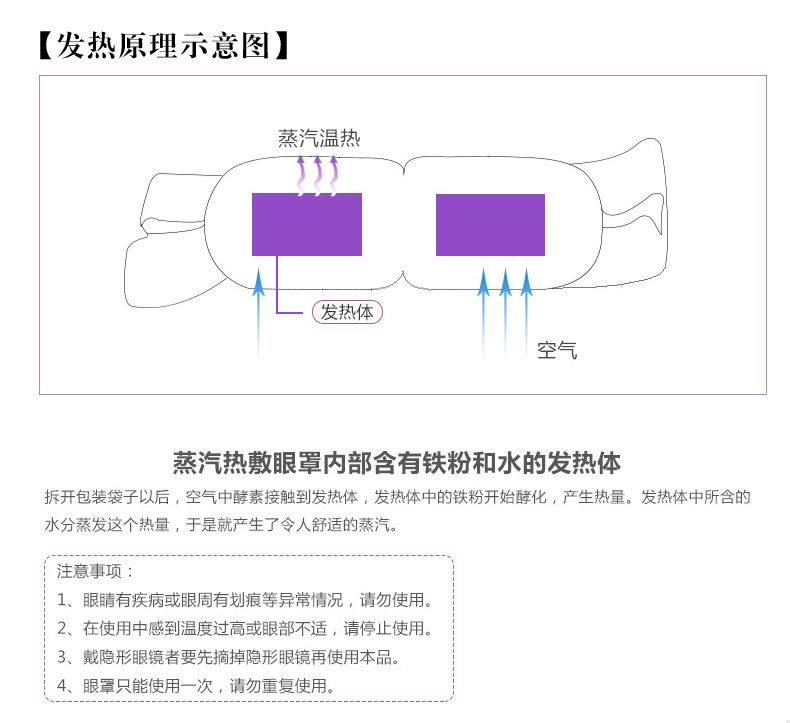 正品艾蕲季蒸汽眼罩热敷睡眠眼罩蕲艾草薰衣草缓解眼疲劳安神助眠-图2