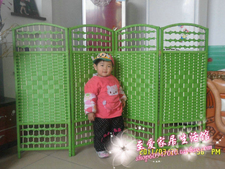 幼儿园小屏风隔断宠物区域围栏儿童房隔断装饰栏草藤编织折屏特价,淘宝优惠券,粉丝福利购,淘宝优惠卷