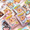 Kapibala coloring and dress-up stickers girl beanie book