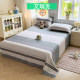 Pure cotton bed sheets single piece summer single double pink purple blue plaid cotton 2025 new style boy student dormitory