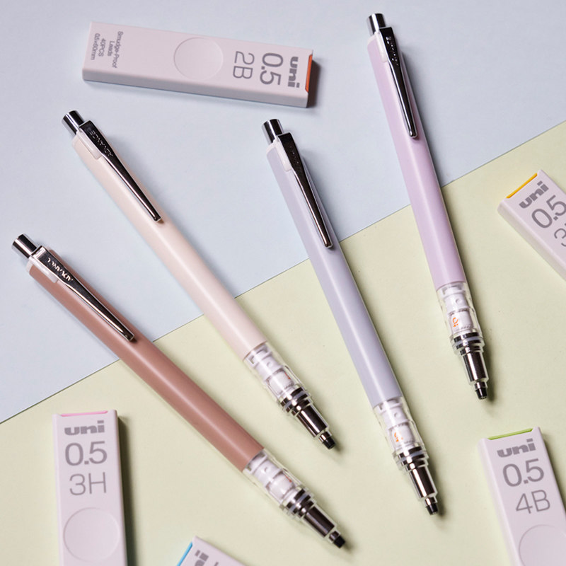 uni日本三菱自动铅笔kuru toga自动旋转活动0.5mm二倍转速m5-559