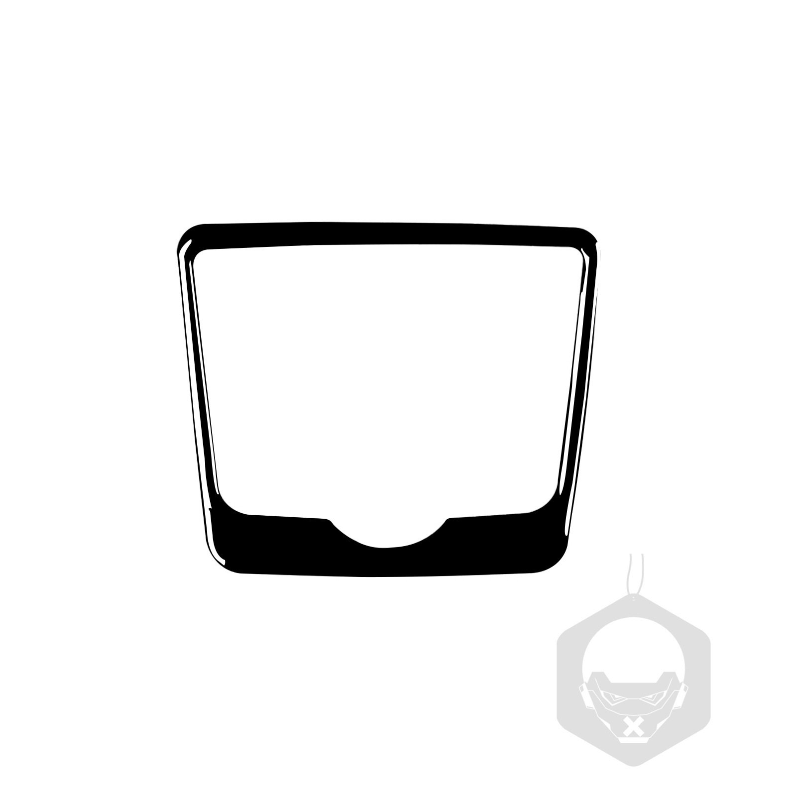 适用17-19奥迪新A4La4b9迷你显示板钢琴黑亮黑汽车内饰改装装饰,淘宝优惠券,粉丝福利购,淘宝优惠卷