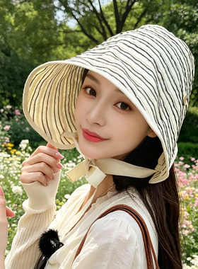 渔夫帽女秋季新款遮阳帽太阳帽