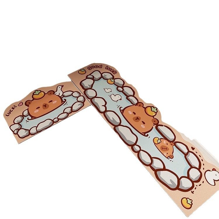 卡皮巴拉豚鼠硅藻泥厨房家用吸油防滑两件套地耐脏易打理脚,淘宝优惠券,粉丝福利购,淘宝优惠卷