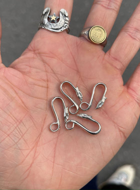 925全银项链挂钩DIY鹰头钩