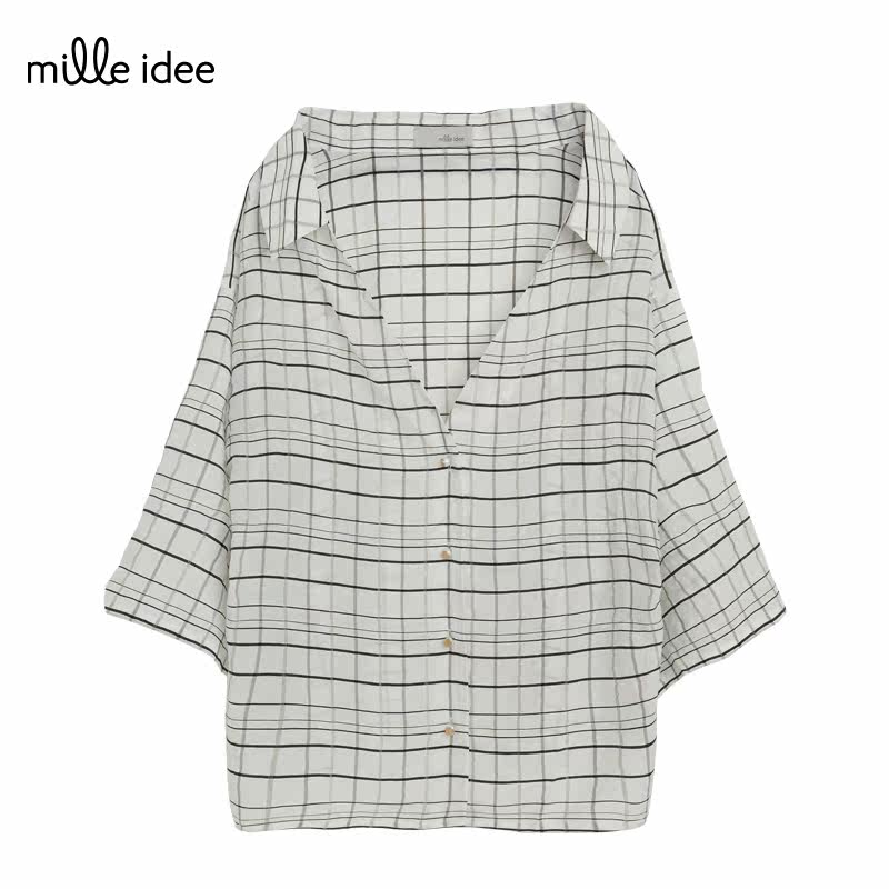 o . w mille idee美兰玳女春新衬衫 ORGANIC WORK 企业店衬衫