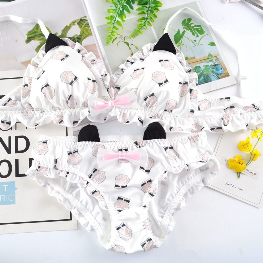 日系可爱文胸套装无痕蕾丝小清新甜美二次元少女软妹福利清仓甩卖,淘宝优惠券,粉丝福利购,淘宝优惠卷