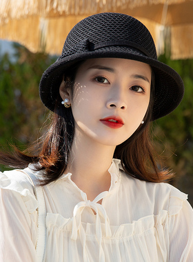 防晒帽子女2026新款显脸小遮阳帽