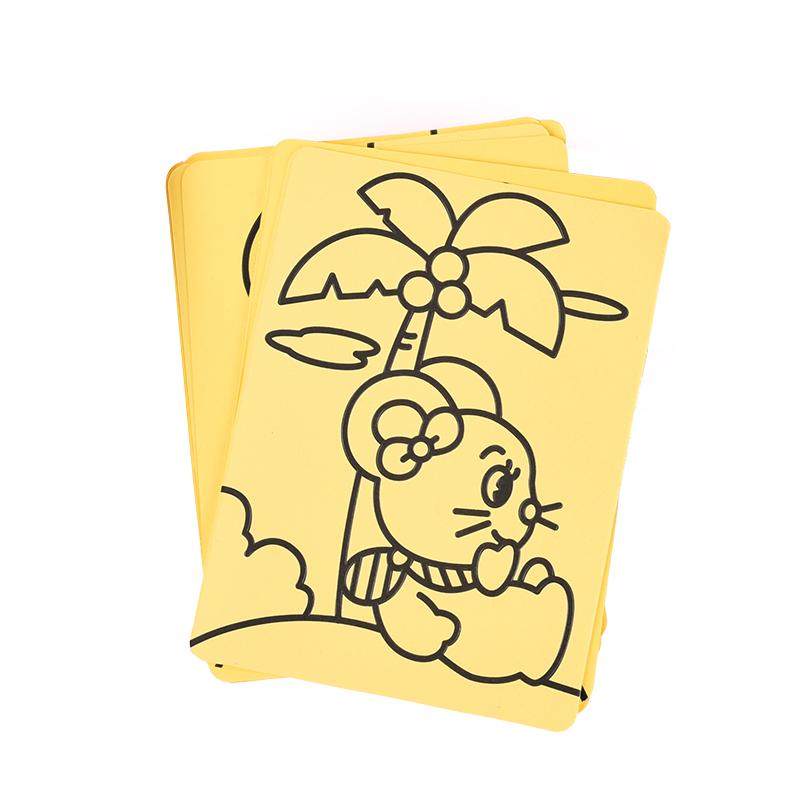 儿童无毒彩沙沙画小学生手工 diy益智玩具填色涂画纸创意亲子粘画,淘宝优惠券,粉丝福利购,淘宝优惠卷