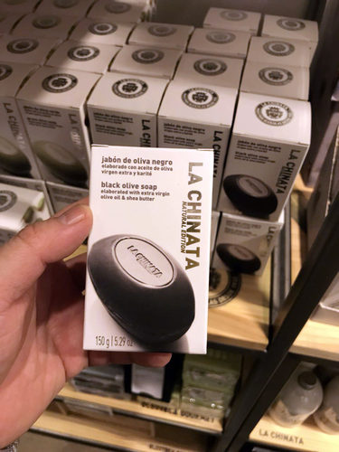 旺购上品西班牙 LA CHINATA 希那塔 紫绿黑橄榄油香皂 - 图1