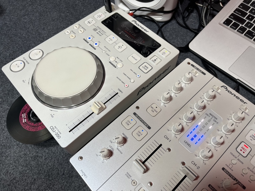 先锋打碟机 白色 功能完好 pioneer cdj-350 u盘打碟机 先锋350 - 图0